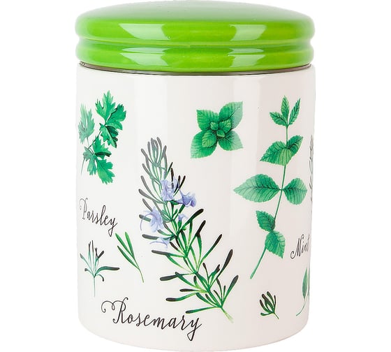 Изображение товара Банка для сыпучих продуктов Dolomite Душистые травы 630 мл L2520945