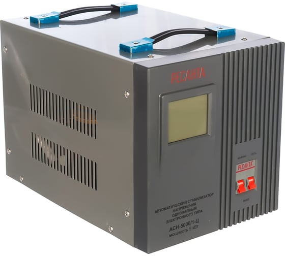 Изображение товара Стабилизатор напряжения однофазный Ресанта АСН 5000/1-Ц 63/6/6