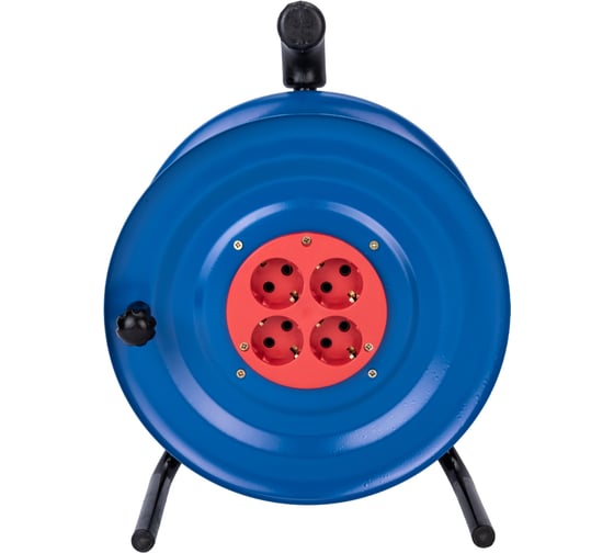 Изображение товара Металлическая катушка для удлинителя МПП УДЛИНИТЕЛЬ 4 розетки, IP20, с заземлением 999000000002101