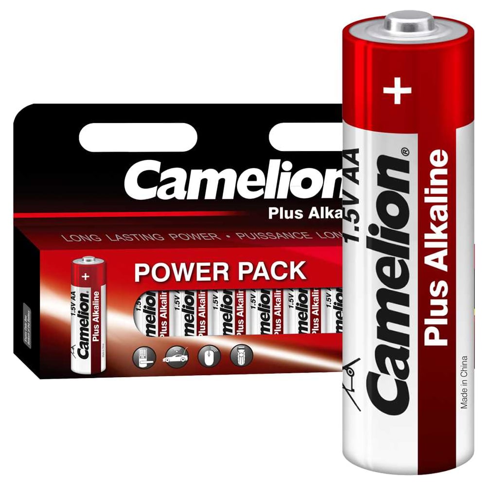 Изображение товара Батарейки LR 6 Plus Alkaline BLOCK 12 шт. 1.5V пальчиковые AA Camelion