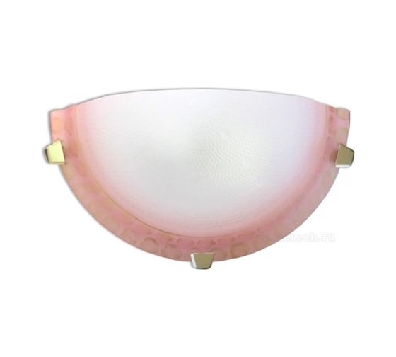 Изображение товара Светильник ЭЛЕТЕХ Роса 300/2 НББ 21-60 М19 розовый /кл.зол. ИУ 1005202375