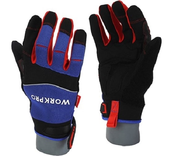 Изображение товара Рабочие перчатки механика WORKPRO Mechanic - L WP371001