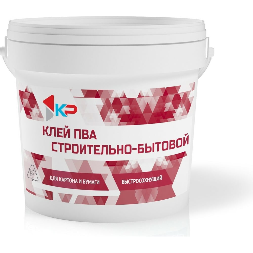 Изображение товара Клей ПВА строительно-бытовой КР 1 кг 4610044291058