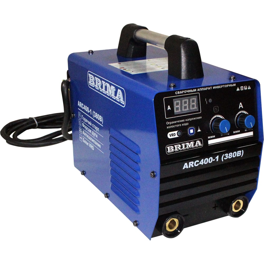 Изображение товара Профессиональный сварочный инвертор Brima ARC-400-1 380В для промышленных работ