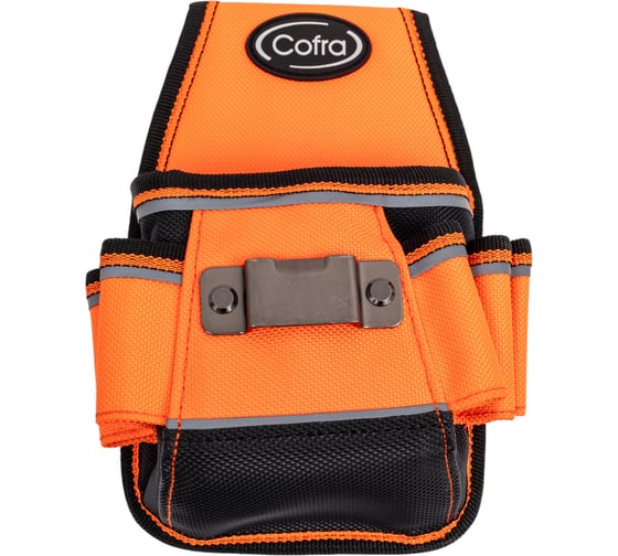Изображение товара Поясная сумка для инструментов COFRA фиксация-липучка, оранжевый/черный, TC-4411PO