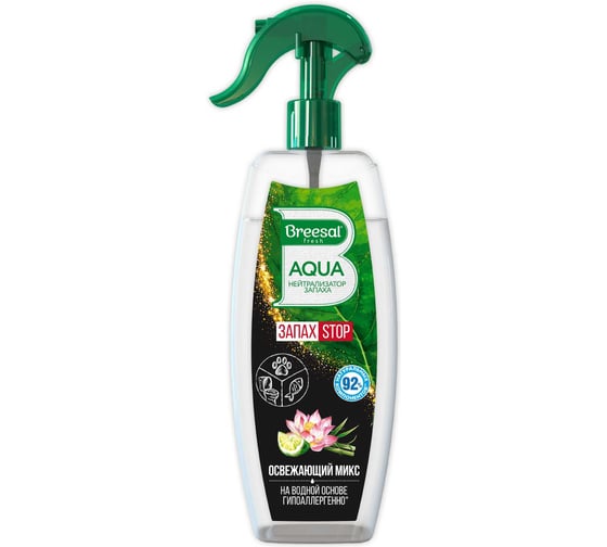 Изображение товара Освежитель AQUA-нейтрализатор запаха Breesal "Освежающий микс" (12) В/40006