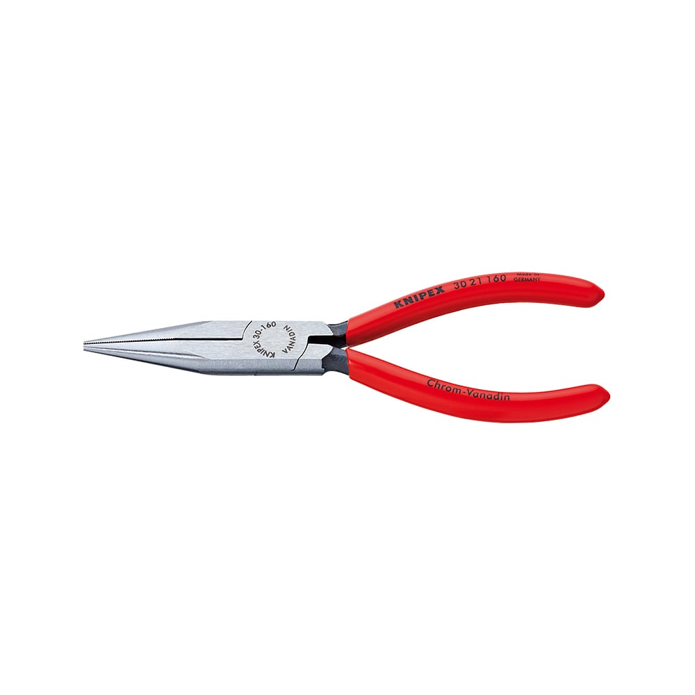Изображение товара Профессиональные длинногубцы KNIPEX KN-3021160 160 мм сталь CrV надежные для монтажа