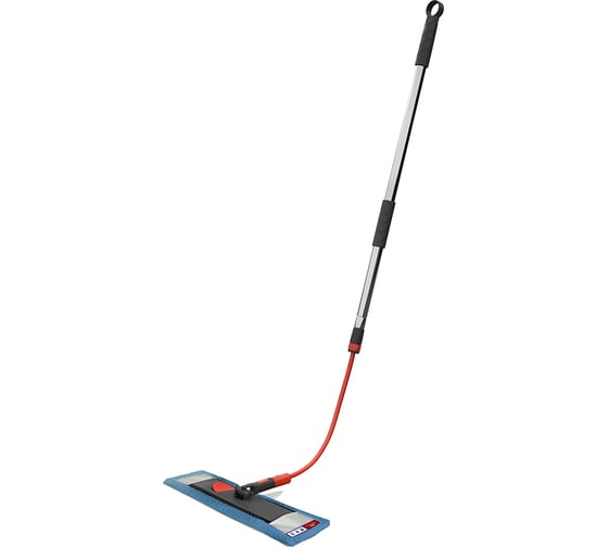 Изображение товара Швабра для мытья пола Nordic Stream с телескопической ручкой 160 см, гибкой штангой 40 см и насадкой 15360