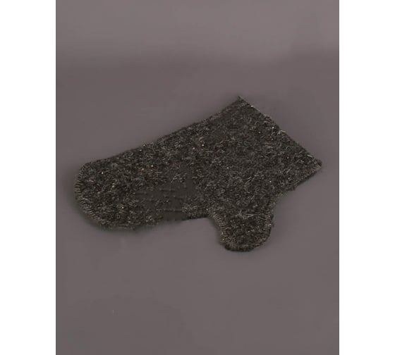 Изображение товара Рукавица для бани Бацькина Баня серая 12002