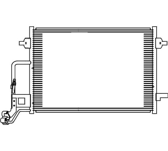 Изображение товара Радиатор кондиционера для автомобилей Passat B5 /Superb LUZAR LRAC 1865