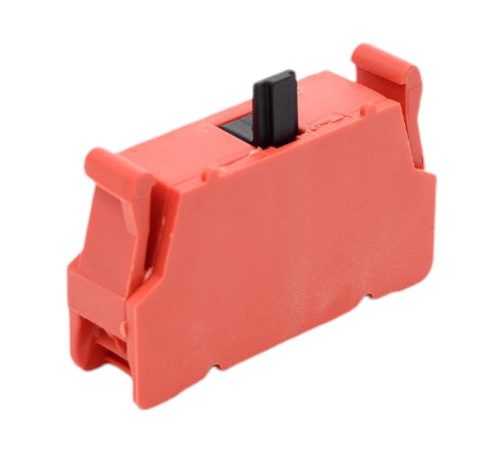 Изображение товара Контактный блок GIOVENZANA с пружинными зажимами, нормально-замкнутый PCW01