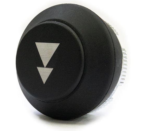 Изображение товара Кнопка GIOVENZANA черная, двойная скорость, стрелка вниз PLN005