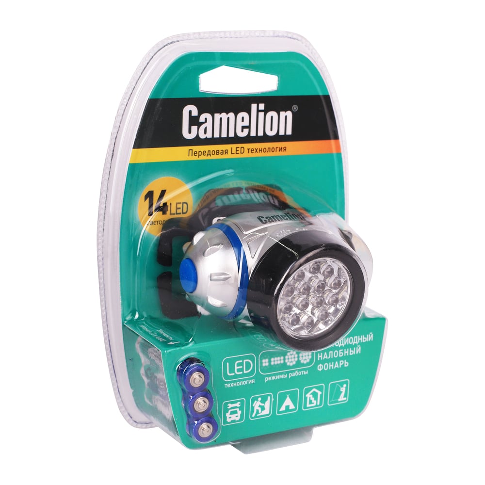 Изображение товара Налобный фонарь Camelion LED 5312-14F4 с высокой световой мощностью