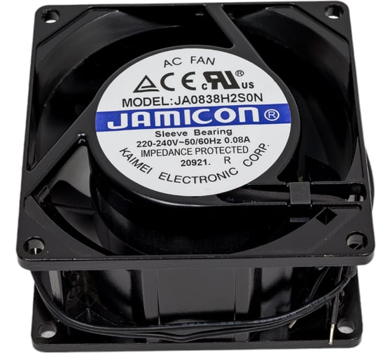 Изображение товара Вентилятор Jamicon JA0838H2S0N 80х80х38 230В С00033817