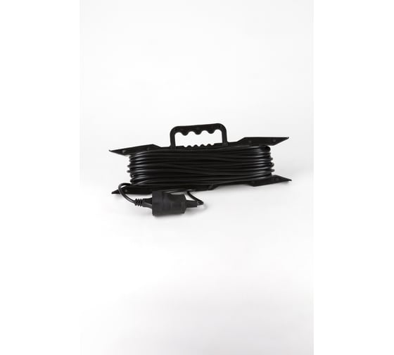 Изображение товара Садовый удлинитель МПП Удлинитель одна розетка на рамке 30 метров\Удлинитель на рамке УС-1-30 ПВС 2*0,75 1300Вт 6А 1гн 30м 999000000000502