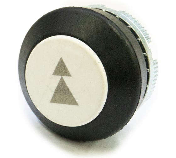 Изображение товара Кнопка GIOVENZANA белая, двойная, скорость, стрелка вверх PLN006