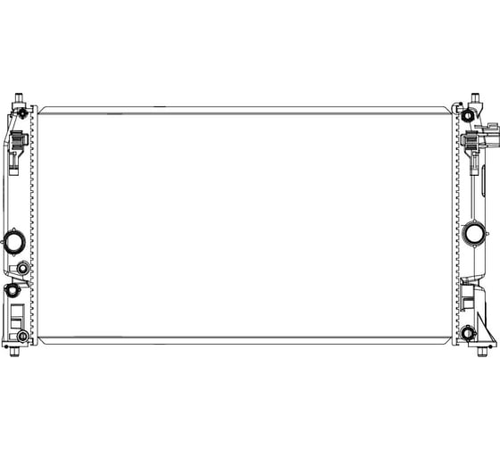 Изображение товара Радиатор охлаждения для автомобилей Prius /C-HR /Lexus UX 200/250h 1.8h/2.0h LUZAR LRc 1901