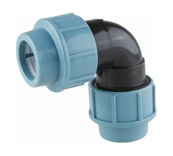 Изображение товара Угольник компрессионный ПНД 40 мм AV Engineering AVE1014040