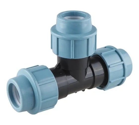 Изображение товара Тройник компрессионный ПНД 40 мм AV Engineering AVE107404040