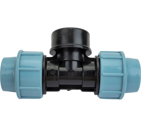 Изображение товара Тройник компрессионный ПНД 25 мм, 1F AV Engineering AVE1082501