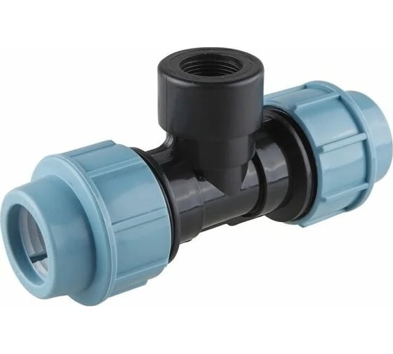 Изображение товара Тройник компрессионный ПНД 20 мм, 3/4F AV Engineering AVE1082034