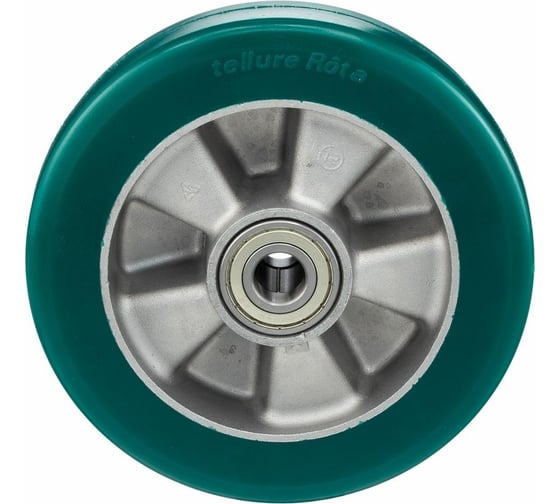 Изображение товара Колесо большегрузное под ось 160 мм, грузоподъемность 550 кг, полиуретан Tellure rota 622114