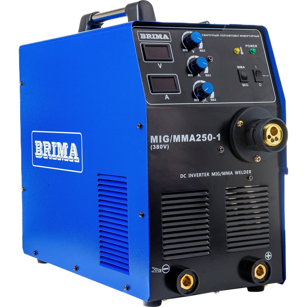 Изображение товара Профессиональный сварочный полуавтомат Brima MIG ММА-250-1 380В высокая мощность