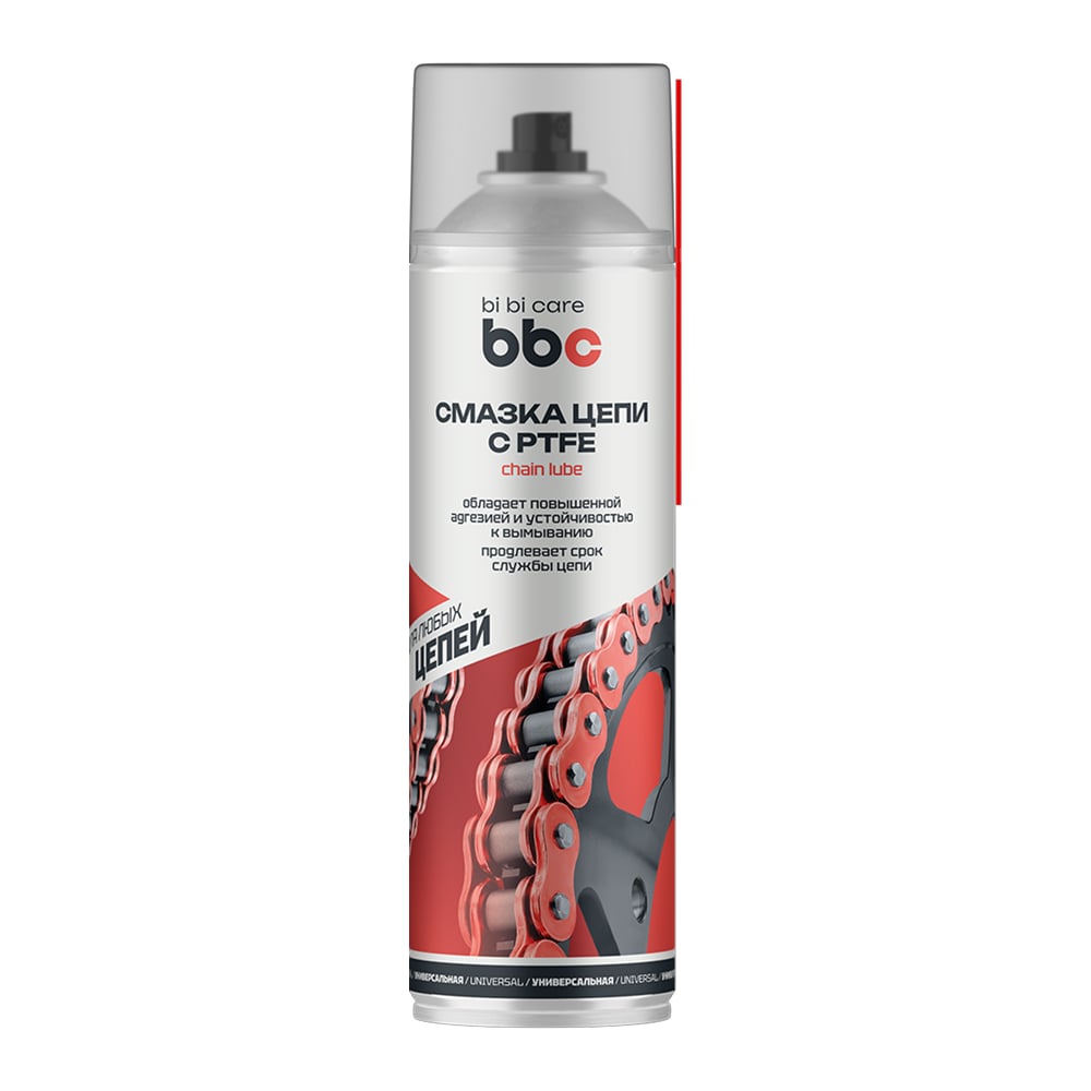 Изображение товара Смазка цепи PTFE 650 мл BiBiCare - надежное обслуживание цепных систем