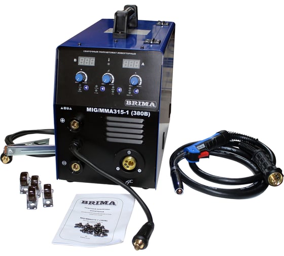 Изображение товара Сварочный полуавтомат Brima MIG/ММА-315-1 380В 9642