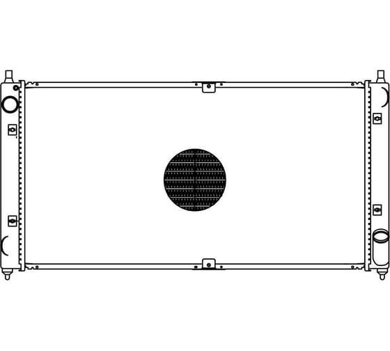 Изображение товара Радиатор охлаждения для автомобилей Chery Amulet 1.6i LUZAR LRc 3011