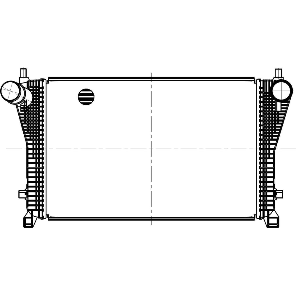 Изображение товара ОНВ радиатор интеркулера для Audi Skoda Seat 1.8T 2.0T LUZAR LRIC 1857