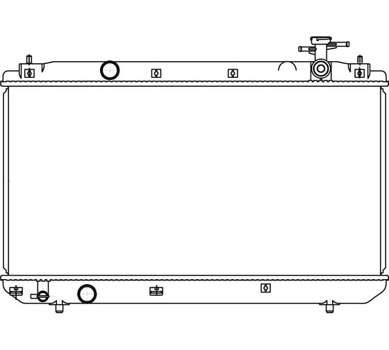 Изображение товара Радиатор охлаждения для автомобилей Tiggo 1.6i/2.0i LUZAR LRc 3034