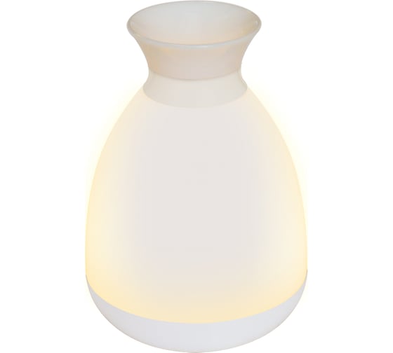 Изображение товара Настольный светильник-ваза Uniel ULD-R200 LED/100Lm/3000K/RGB WHITE UL-00004545