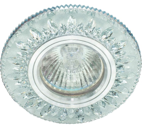 Изображение товара Встраиваемый светильник De Fran SMD/MR16 3000К зеркальный прозрачный (15SMD 3Вт 330Лм), FT 968 SLWH