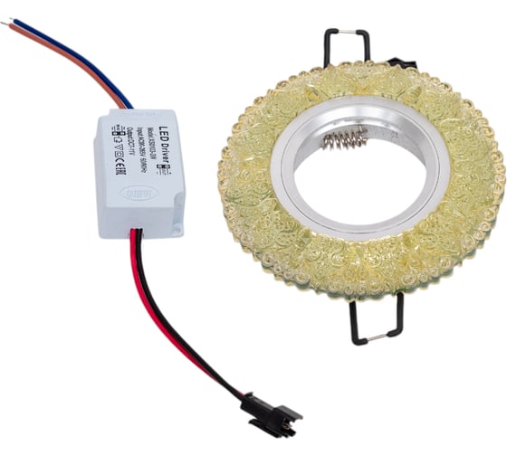 Изображение товара Встраиваемый светильник De Fran SMD/MR16 4000К зеркальный прозрачный (15SMD 3Вт 330Лм), FT 978 CHWH