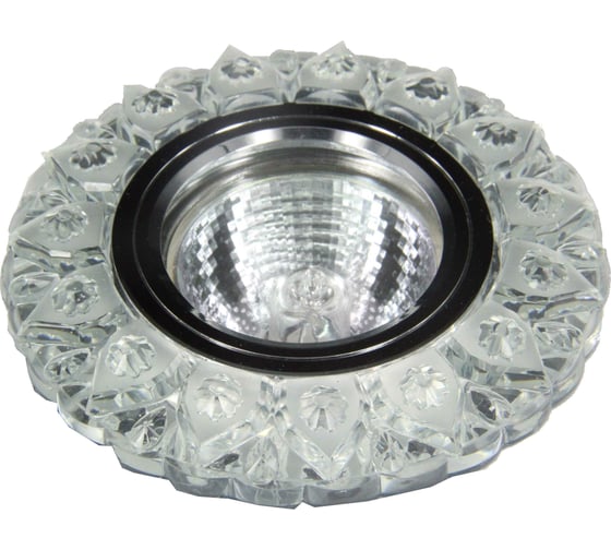 Изображение товара Встраиваемый светильник De Fran SMD/MR16 4000К хром+зеркальный прозрачный (15SMD 3Вт), FT 980 CHW