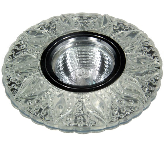 Изображение товара Встраиваемый светильник De Fran SMD/MR16 4000К хром+ прозрачный (15SMD 3Вт 330Лм), FT 990 CHW