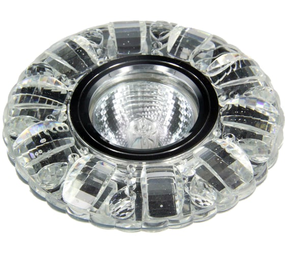 Изображение товара Встраиваемый светильник De Fran SMD/MR16 4000К хром+ прозрачный (SMD 3Вт 330Лм), FT 988 CHW