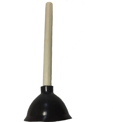 Изображение товара Конический вантуз СТМ малый, D110 мм, с деревянной ручкой, h-290 мм SIWCFCH4