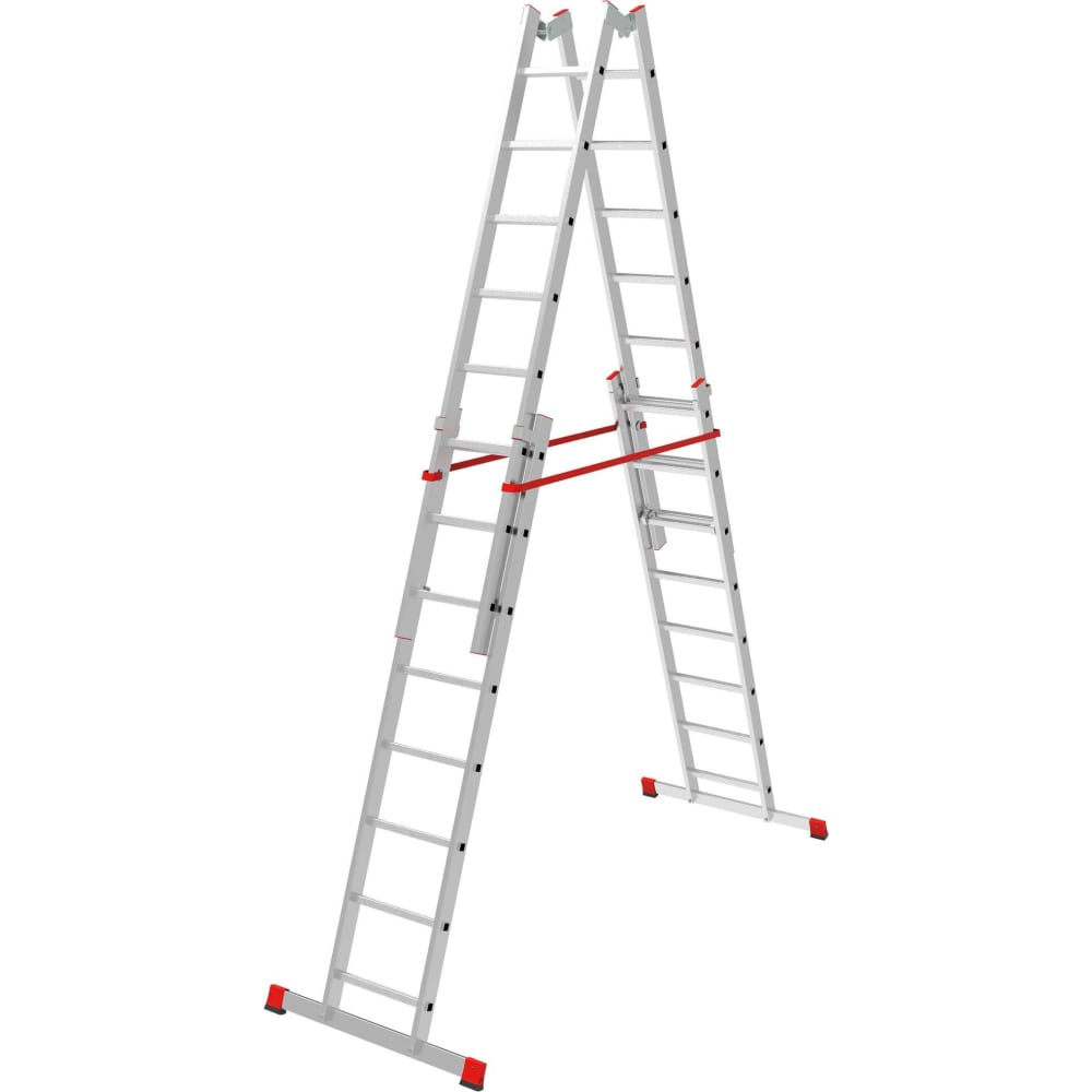 Индустриальная двухсторонняя алюминиевая стремянка Новая Высота двухсторонняя алюминиевая стремянка stairs