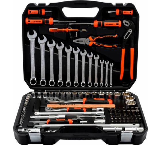 Изображение товара Набор инструмента АвтоDело PRO 1/2DR, 1/4DR 105 предметов 10701