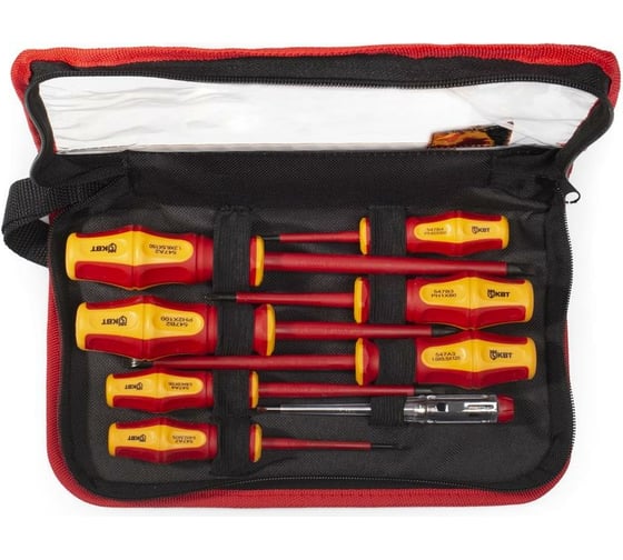 Изображение товара Набор диэлектрических отверток КВТ "Профи" НИО-08-S 87130