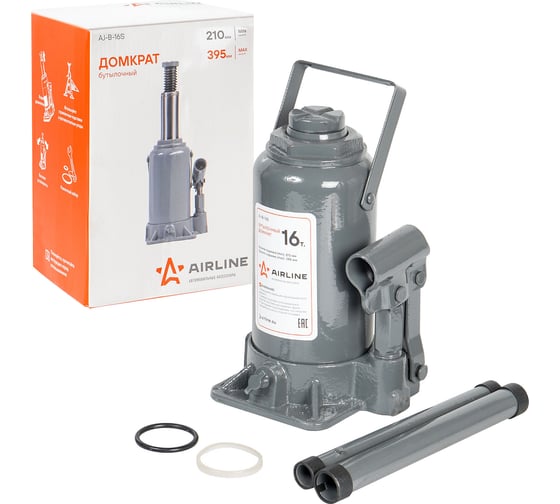 Изображение товара Бутылочный домкрат AIRLINE S 16 т AJ-B-16S