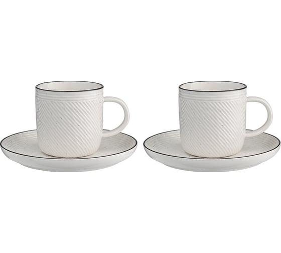 Изображение товара Набор чайных пар Liberty Jones Contour 250 мл, 2 шт. LJ_RI_CU250