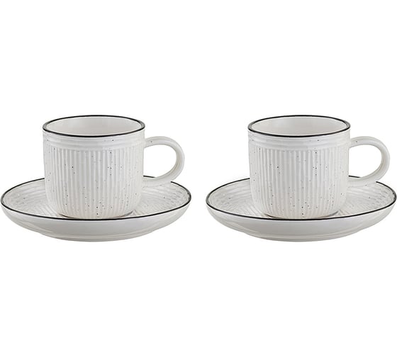 Изображение товара Набор чайных пар Liberty Jones Contour 125 мл, 2 шт. LJ_RI_CU125