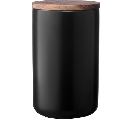 Изображение товара Банка для хранения Smart Solutions керамическая 750 мл, черная KK-CR750B