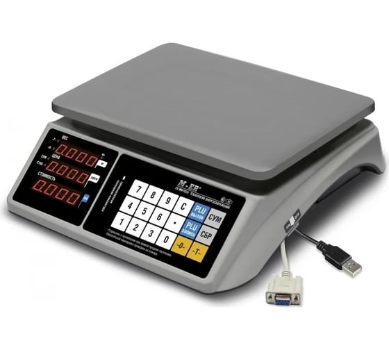 Изображение товара Весы M-ER MERCURY 328AC-6.1 LED с RS-232 и USB (COM) 3667