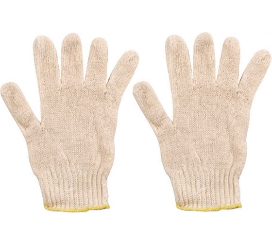 Изображение товара Перчатки вязаные х/б (3 нити; размер 20) РОС 12486