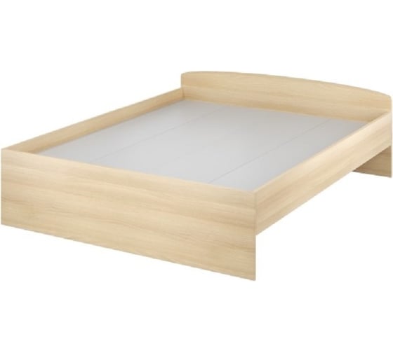 Изображение товара Кровать двухспальная Монолит Маллоу 1650x2050x600 Акация лорка31 ГМЛ10 ГМЛ10.31