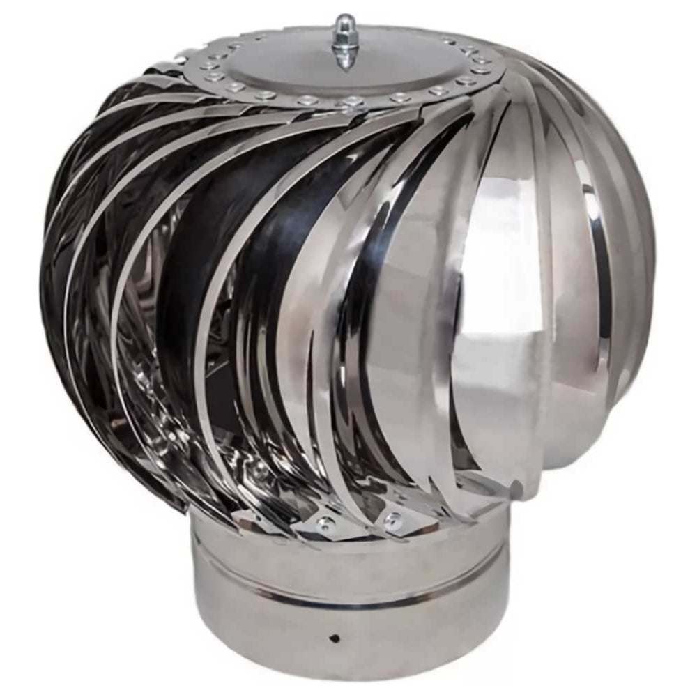 Изображение товара Ротационный дефлектор ТД-125н из нержавеющей стали для вентиляции